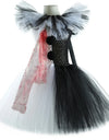 Killer Clown Costume for Girls Halloween Fancy Tutu Dress Blood Scary Art The Clown Terrifier Costume for  Carnival Clothes
