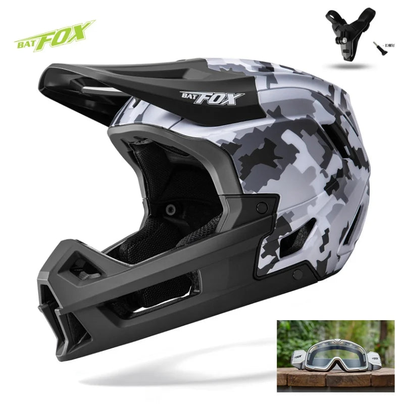 Full Face MTB Cycling Helmet For Downhill And Off Road Riding
