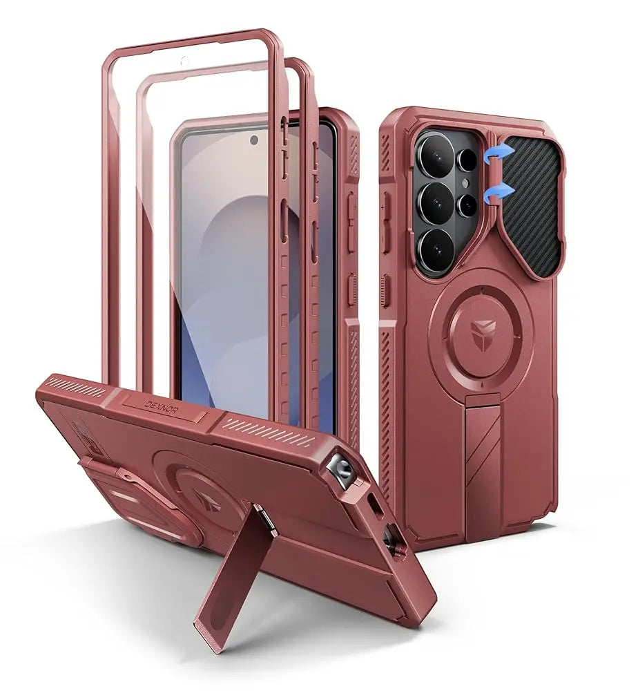 For Samsung Galaxy S26 Ultra Shockproof Case6.9" with Camera Cover Adjustable Kickstand Screen Protector Compatible with MagSafe