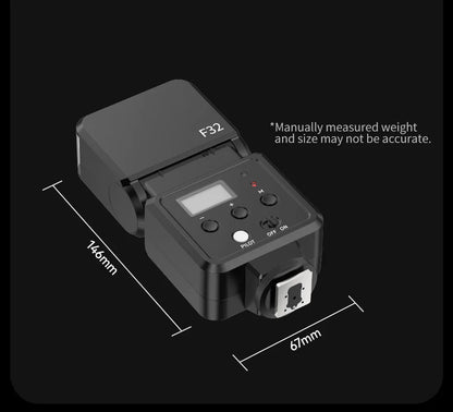 Camera Flash Speedlite Wireless On-Camera Speedlite for Sony for Canon for Nikon for Fuji for Olympus for Pentax