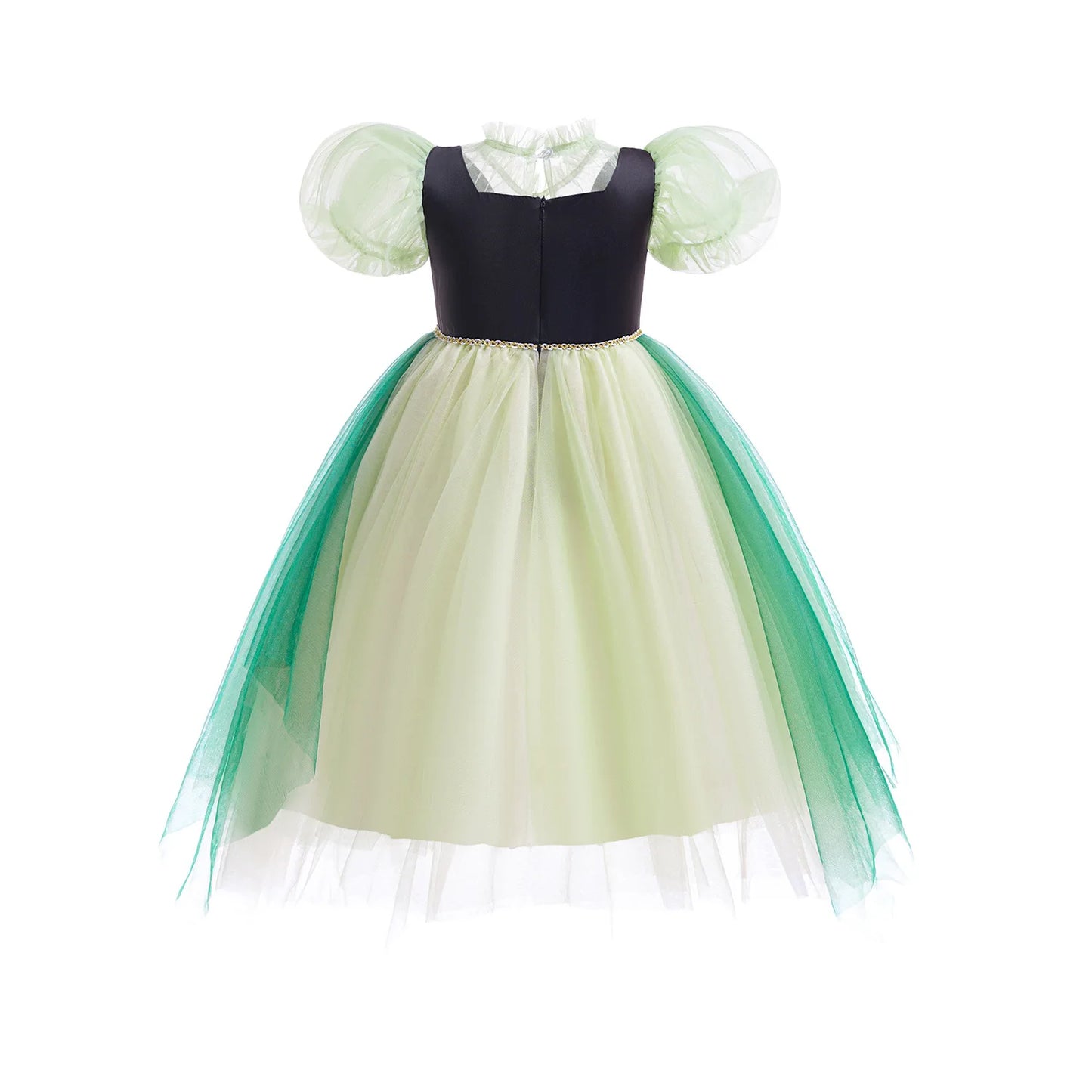 Summer New High-Quality Princess Dress - Girls Asymmetrical Tulle Skirt for Birthday & Children‘s Day