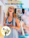 Smartphone Gimbal Stabilizer, Gimbal Stabilizer, Face Tracking without APP - 4 in 1 Mobile Gimbal Stabilizer with RGB Fill Light