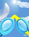 Kids Swim Goggles and Silicone Swim Cap set with Nose Clip Earplugs, Waterproof