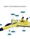FX620 RC Plane Drone SU35 2.4G Fixed Wing Fighter Electric Toys Airplane Glider EPP Foam Toys Kids Boys Gift