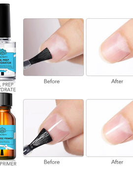 15ml Nail Primer Nail Prep Dehydrate Base Top Coat Gel Nail Polish No Need Of UV LED Lamp Nail Art Varnish Manicure