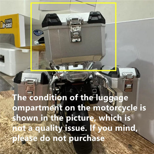 Diecast R1250 GS Adventure Motorcycle Model 1 to 9 Scale