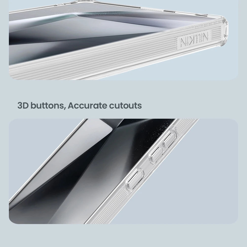 Nature Pro Magnetic Transparent Case for Samsung Galaxy S26 Ultra / S26 Plus / S25 Ultra / S24 Ultra – PC + TPU Frame Protective Cover