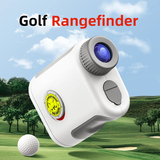 Laser Rangefinder for Golf Range Finder Long Distance Meter Monocular Telescope with Flag-Lock Pin Outdoor Sport