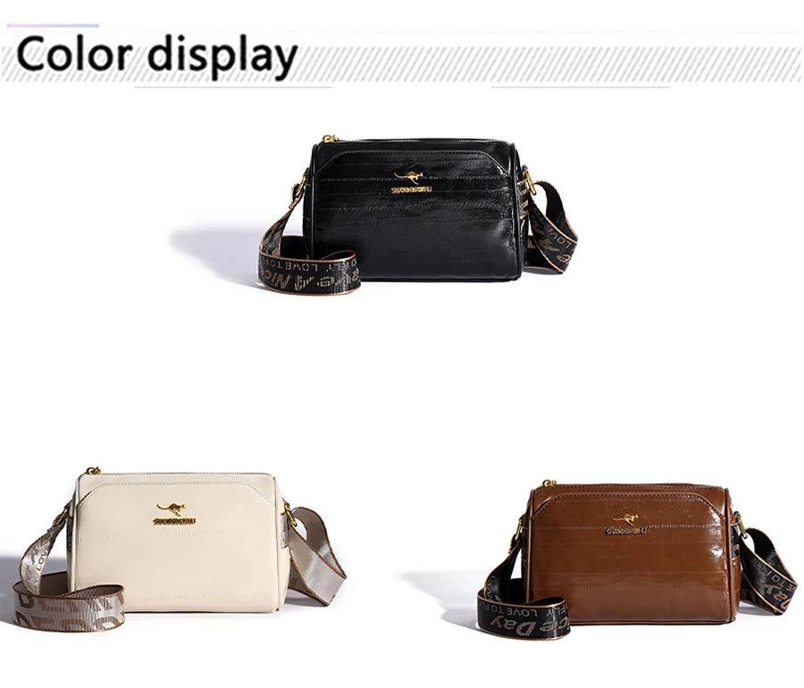 Leather Casual Handbags Solid Color Tote Bags Female Large Capacity Shoulder Bags