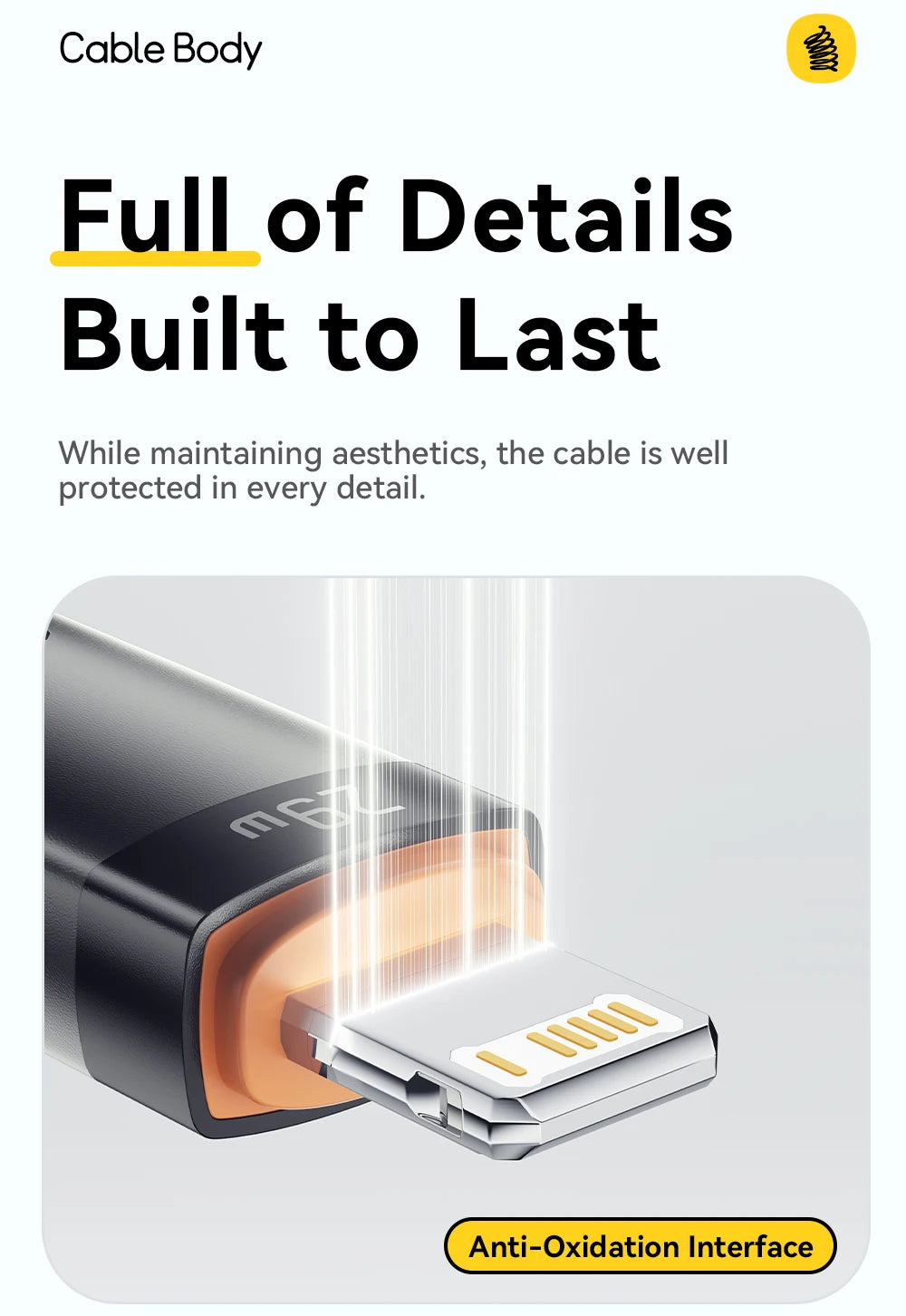 Car Spring USB-C to Lightning PD 29W Fast Charging Cable (1.8m)