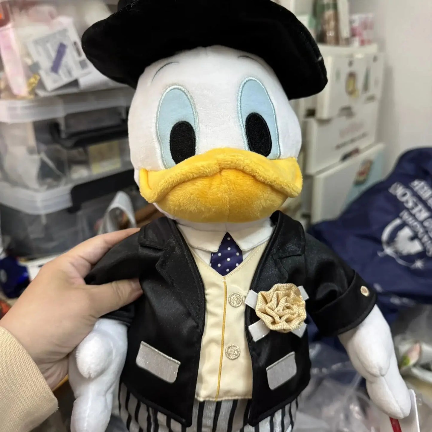 Shanghai Disneyland Disney Donald Duck and Daisy Plush Stuffed Doll Princess  Doll Toys Kids Toys  Gift