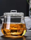 480/650ml Heat-Resistant Teapot With Glass Tea Strainer Infuser Flower Kettle Kung Fu Teawear Set Puer Oolong Pot Teaware