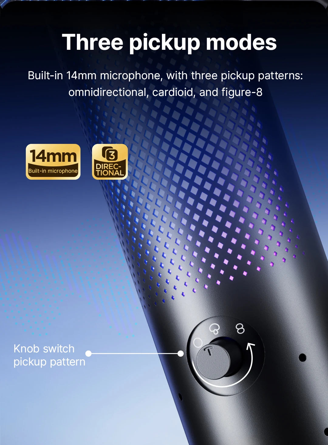 K9 USB Condenser Microphone with RGB Control/Headphone jack/Mute,MIC for PC PS4 PS5 Mac Gaming AmpliGame Youtueb Recording