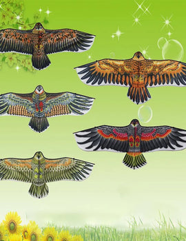 1.1m Eagle Kite With 30 Meter Kite Line Children Flying Bird Kites Outdoor Toys
