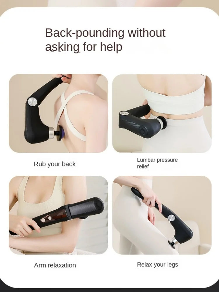 Fitness Muscle Relaxation Massager Hot and Cold Compress Multi-Mode Adjustable Fascia  Foldable Massage Stick Massage