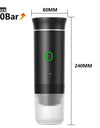 Wireless Electric Portable Espresso Coffee Machine for Car & Home Camping Coffee Maker 3-in-1 Capsule Powder Travel Coffee Maker