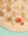Kids Game Chess Wooden Memory Match Stick Fun Color Game Board Puzzles Educational Toy Cognitive Ability Learning Children Toys