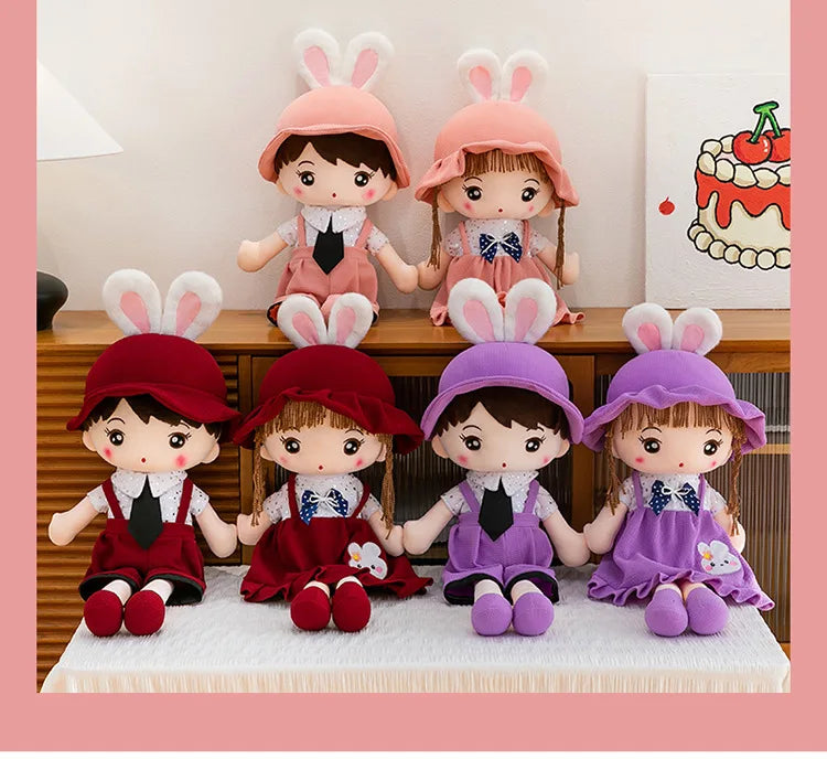 Cute Starry Sky Couple Design Plush Stuffed Doll Toy