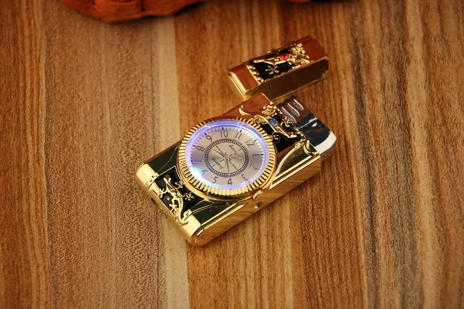 Turbo Jet Flame Lighter Compact Butane Torch for Cigars Cigarettes Windproof Direct Fire Lighter Ideal Gift for Men