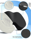 1Pcs Coccyx Seat Cushion Memory Foam U-Shaped Pillow for Chair Cushion Pad Car Office for Tailbone Pain Massage Pillow