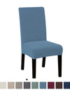1PC Stretch Dining Chair Covers Polar Fleece Chairs Cover Seat Slipcovers Universal Dust Protector Cover for Hotel Party Banquet