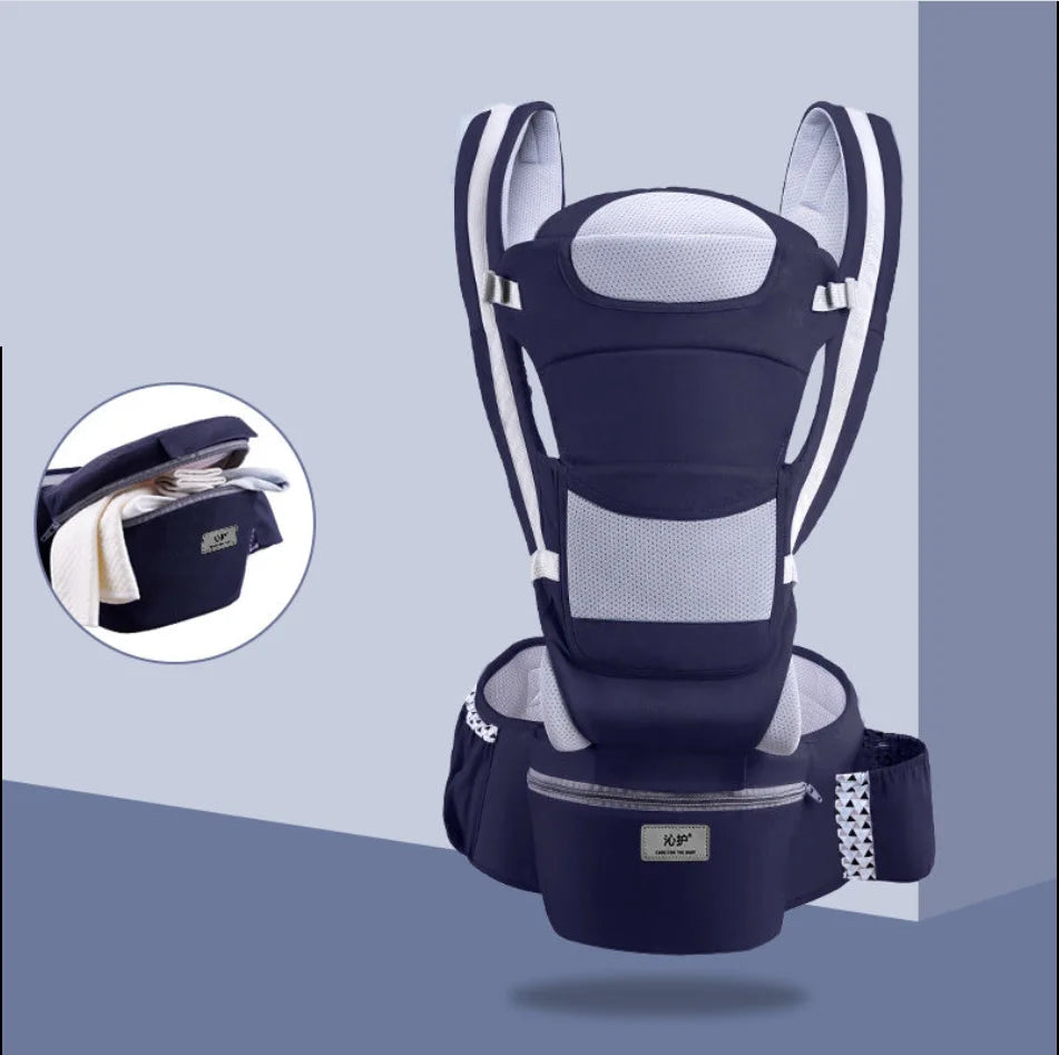 Carrier Waist Stool With Storage Bag Kangaroo Shoulder Swaddle Sling   Wrap Ergonomic Backpack Hipseat