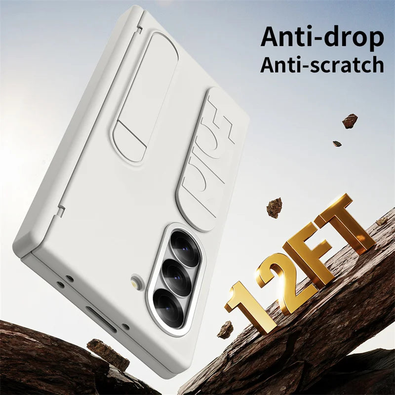 For Samsung Galaxy Z Fold 6 3 4 5  Hinge Case Armor Shockproof Full Screen Protector Tempered Glass Folding Cover