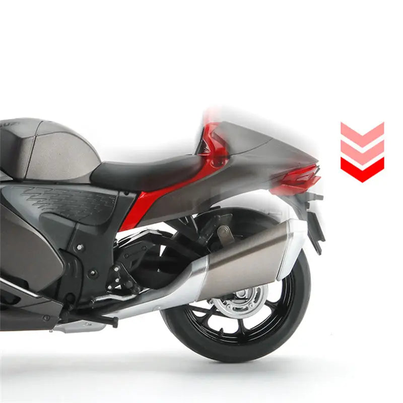 Diecast Suzuki Hayabusa GSX1300R Motorcycle Model 1 to 9 Scale