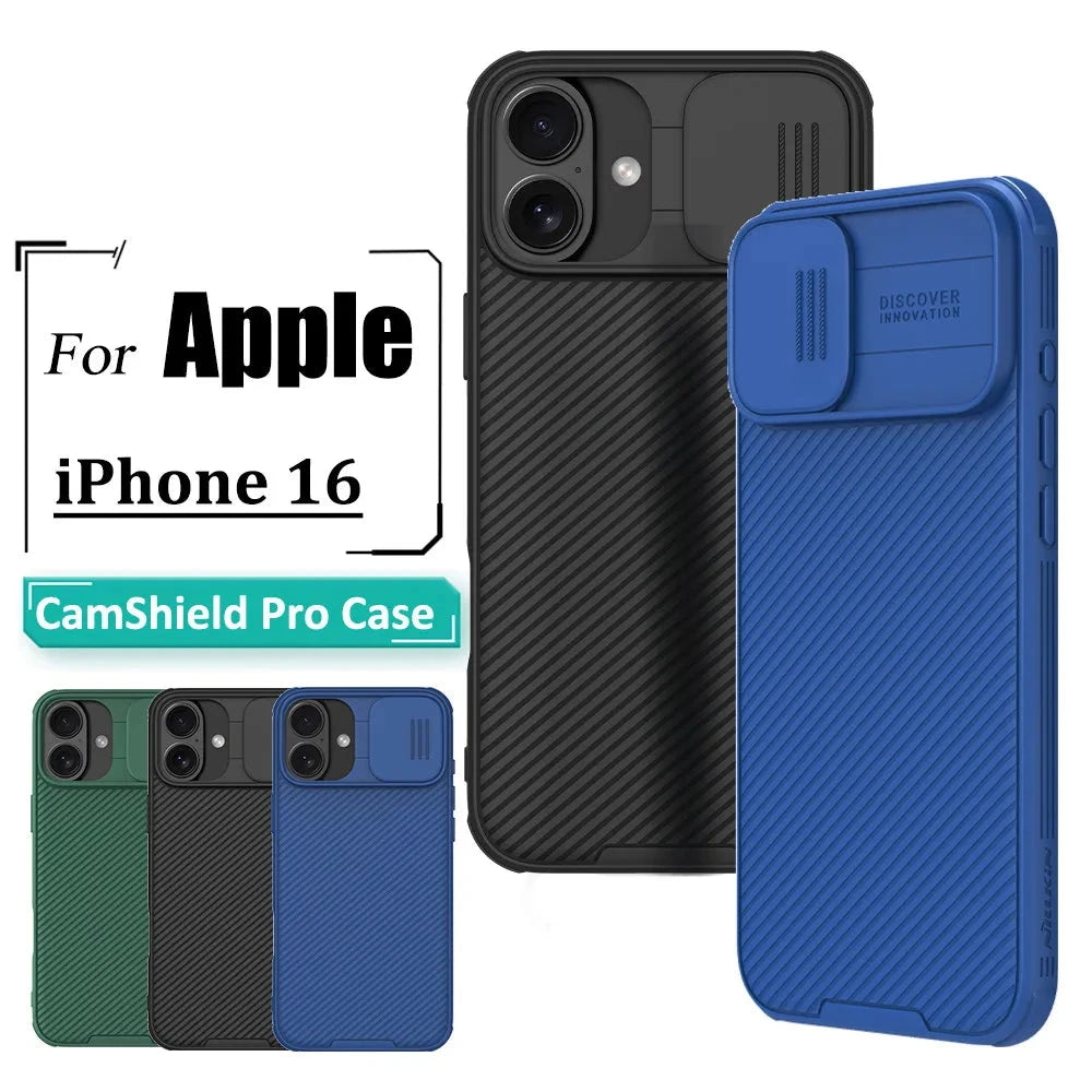 CamShield Pro Phone Case For iPhone 16 Case Camera Slider Protection Hard PC Shockproof Back Cover