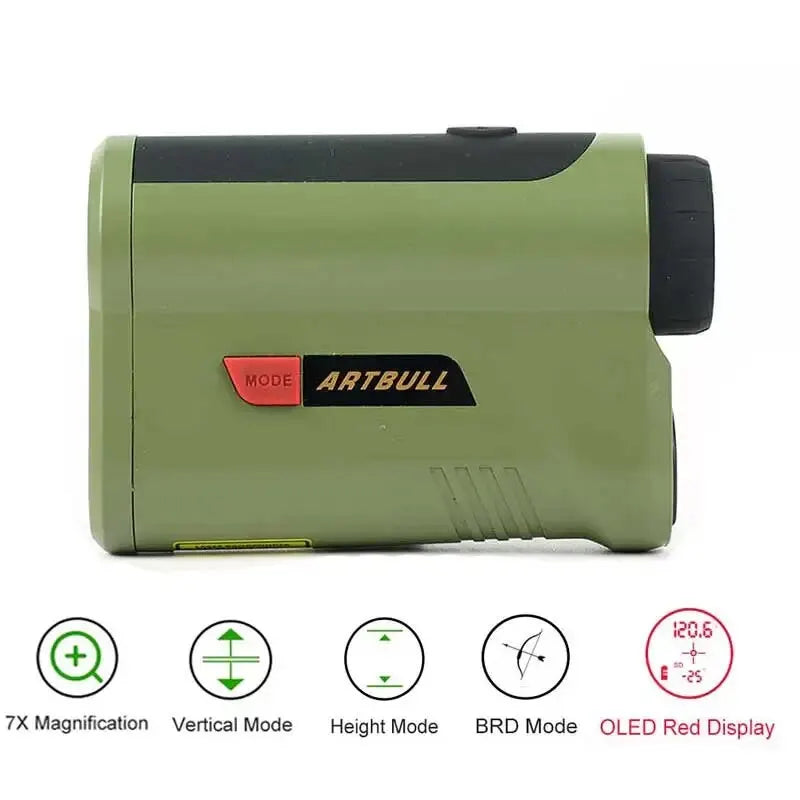 7X Laser Rangefinder 2000 Yard With OLED Red Display And 4 Modes