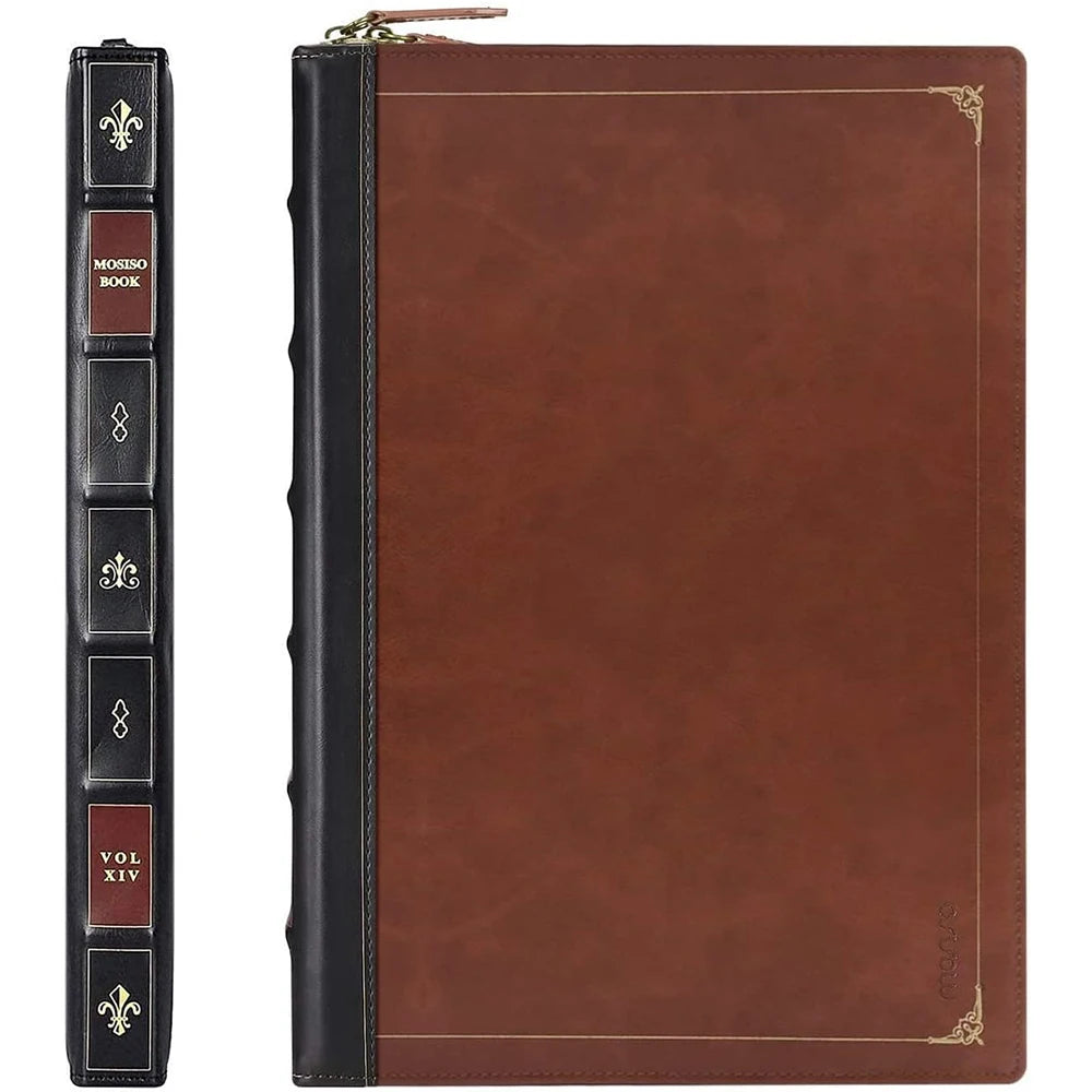 PU Leather Laptop Sleeve for MacBook Air Pro 13 14 15 16 inch M4 M3 M2 M1 A3113 A2681 A2337 A2338 A3112 A3114 A3403 Vintage Cove