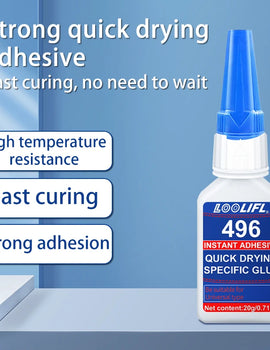 1-5pcs 20ml 496 Forte Trasparente Colla Morbida Scarpe Manicure Riparazione Accessori  Metallo Plastica Adesivo Multifunzionale