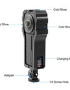 Protective Cage Rig Housing Frame Cover with Cold Shoe for Insta360 ONE RS 1-Inch 360 Edition Sports Action Cameras