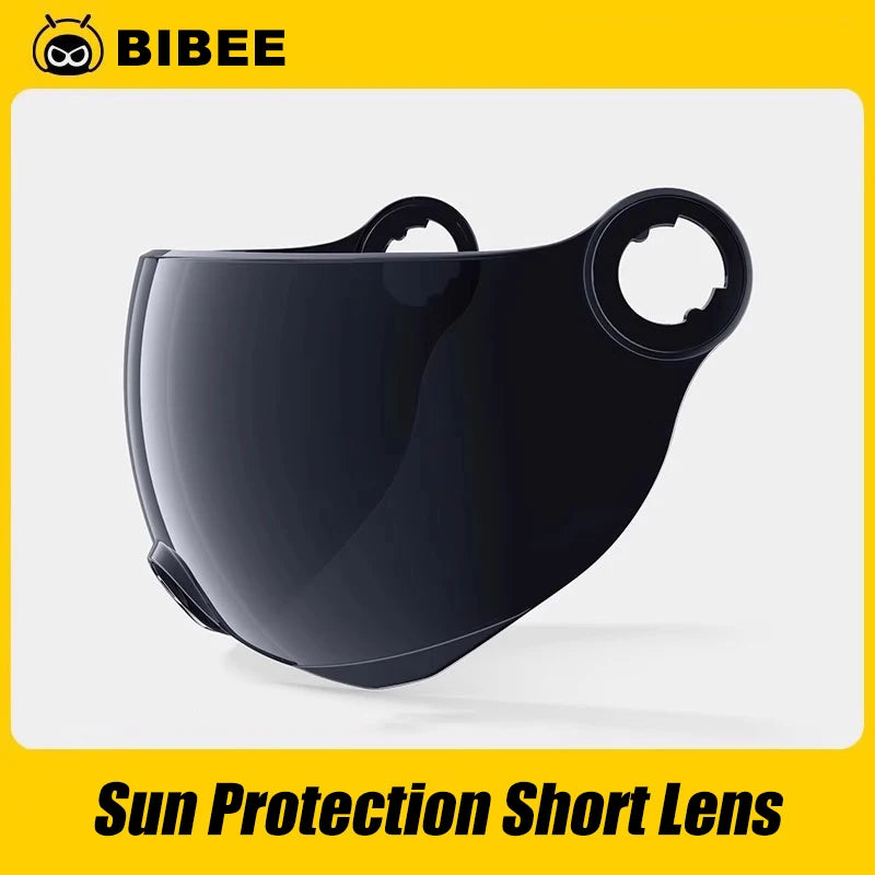 Open Face Electric Bike Helmet With Dual Visor