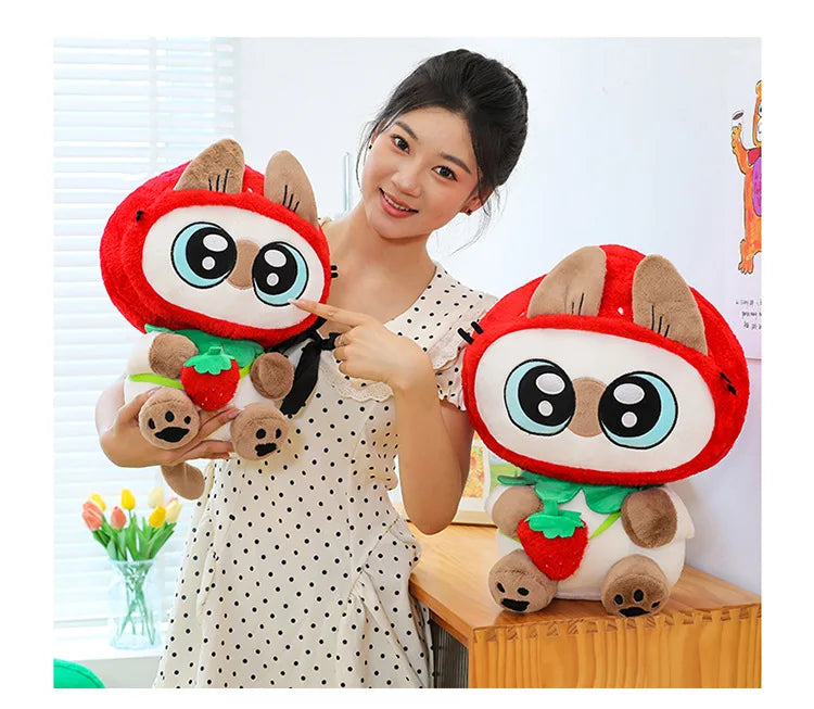 Kawaii Siamese Cat Plush Stuffed Doll Pillow Toy