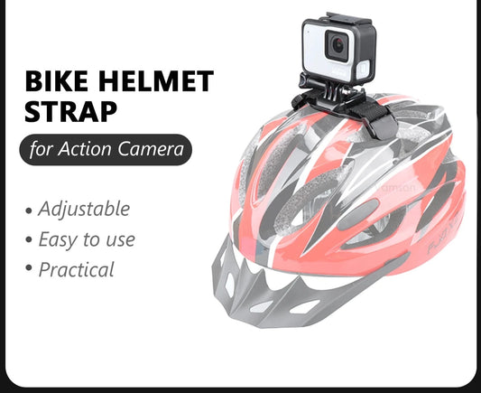 for Go Pro Adjustable Helmet Strap Head Hero 11 10 9 8 7 for Insta360 X3 ONE X2 for OSMO Action Xiaomi Yi VP201X