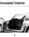 1/36 Scale Porsche 911 Turbo Toy Car Model Alloy Diecast Retro Racing with Pull Back Scale Model Car Toy for Boy Gift Collection
