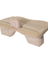 Foldable Car Travel Bed PVC Flocking Inflatable Mattress For SUV Interior Accessories Portable Comfortable Sleeping Pad