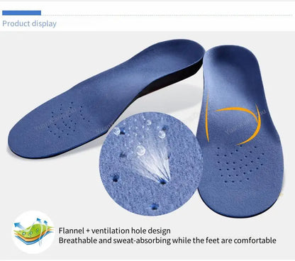 Orthopedic Insoles for Shoes Men Women Arch Support Insole for Feet Comfortable Shock-absorbing Inserts Sport Running Shoe Sole