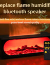 Simulated fireplace charcoal fire humidifier with Bluetooth stereo multifunctional aromatherapy silent fog air humidifier home