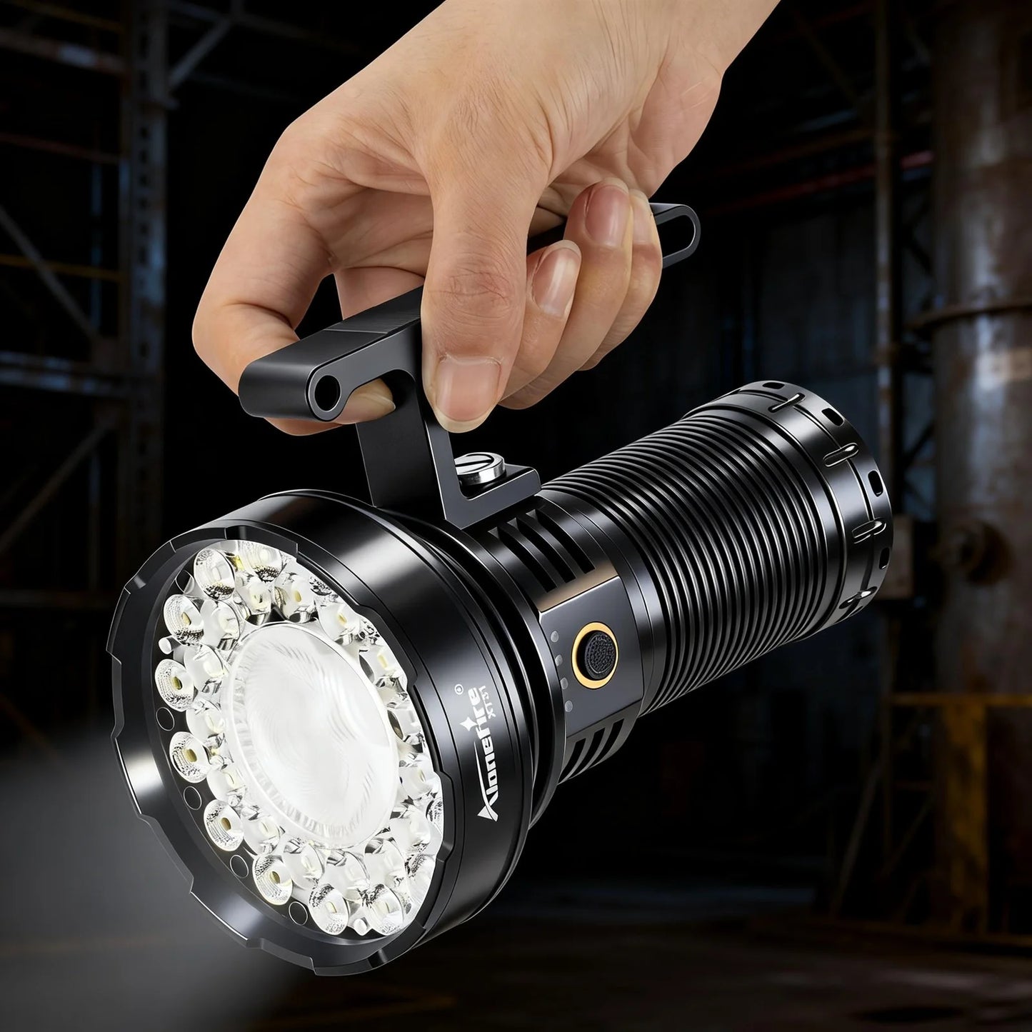 10000 Lumen 31 LED Rechargeable High Power Flashlight