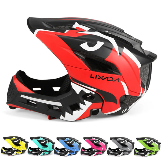 Detachable Full Face Bike helmet 's Sports Cycling mtb Motorcycle Skateboarding Roller Skating Helmet