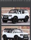 1/32 PRADO Land Cruiser Alloy Car Model Diecast Metal Off-road Vehicle Car Model Simulation Sound and Light Toy Gift
