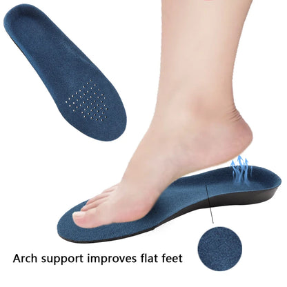 1Pair Orthopedic Insoles for Feet Plantar Fasciitis Arch Support Shoes Insole Shock-absorbing Shoe pads