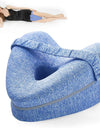 Body Memory Cotton Leg Pillow Home Foam Pillow Sleeping Orthopedic Sciatica Back Hip Joint for Pain Relief Thigh Leg Pad Cushion