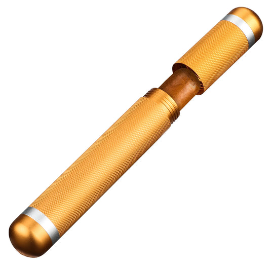 Scotte Aluminum Humidor Cigar Tube Storage, Moisture-Proof Cigar Case, Smoking Accessories