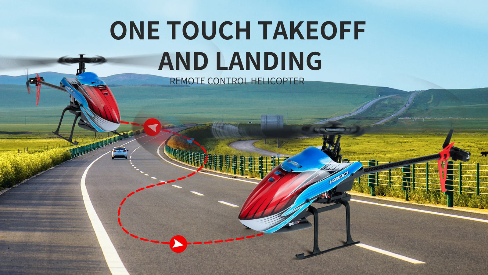 WLtoys XKS RC Helicopters K127 6-Aixs Gyroscope 2.4G 4CH Single Blade Propellor Gyro Mini RC Helicotper for Gift RC Toy V911