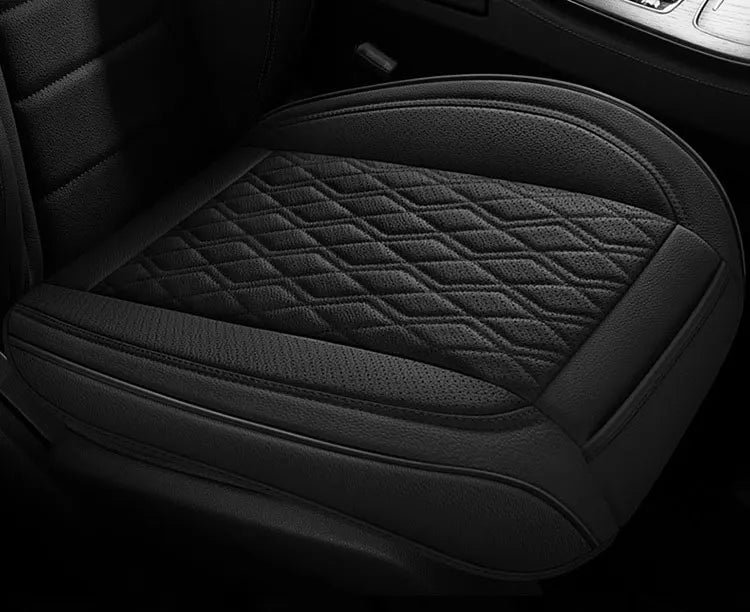 Genuine Leather Car Seat Cover Breathable Hole Car Seat Cushion Universal Auto Seat Mat Pads 3D Convex Design Chair Cushion Mats