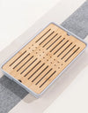 Bamboo Tea Tray Home Living Room Kungfu Tea Set Small Tea Tray Draining Dry Soaking Table Storage Wet And Dry Use