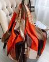 Silk Soft Scarf Women Stylish Print Long Shawl Handkerchief Summer Elegant Travel Wrap Hot